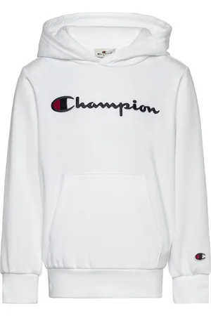 Champion Hooded Sweatshirt Sport Sweatshirts & Hoodies Hoodies White