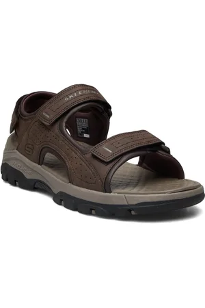 Skechers Mens Relaxed Fit: Tresmen Garo Shoes Summer Shoes Sandals Brown