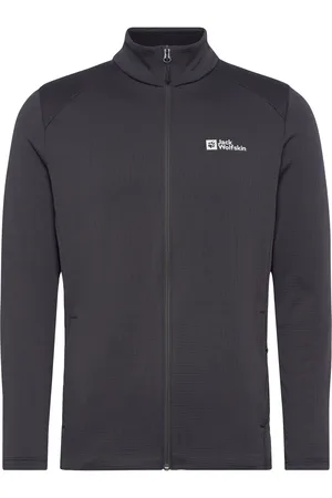 Jack Wolfskin Kolbenberg Fz M Sport Sport Clothing Sport Fleeces & Midlayers Sport Fleeces Black