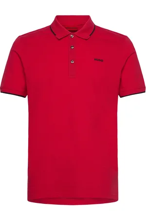 HUGO BOSS Dinoso222 Designers Polos Short-sleeved Red