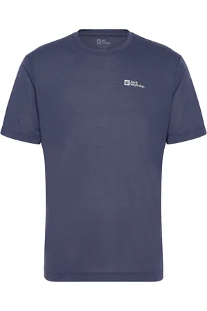 Jack Wolfskin Vonnan S/S T M Sport T-Kortærmet Skjorte Navy