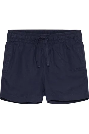 GANT Cotton Linen Shorts Bottoms Shorts Navy