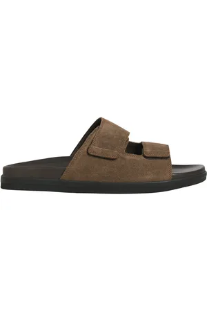 JACK & JONES Jfwstockholm Suede Velcro Sandal Shoes Summer Shoes Sandals Brown Jack & J S