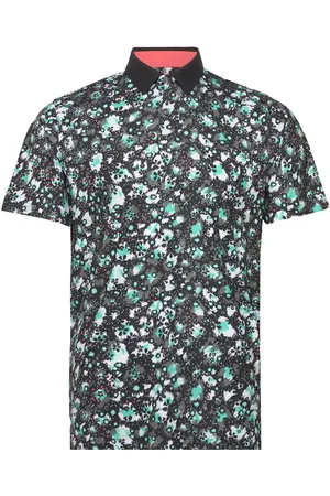 PUMA Cloudspun Abstract Camo Polo Sport Sport Clothing Sport Tops Sport Polos Sport Short-sleeved Polos Black