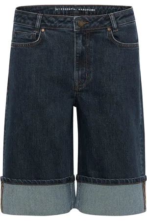 My Essential Wardrobe Dalvimw 139 Shorts Bottoms Shorts Denim Shorts Navy