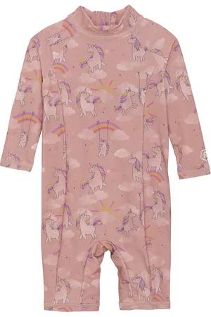 Color Kids Baby Suit L/S, Aop Badedragt Badetøj Pink