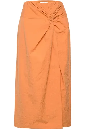 Stylein Marcena Skirt Lang Nederdel Orange