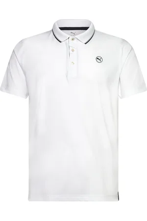 PUMA Mattr Elevated Solid Polo - Lc Sport Sport Clothing Sport Tops Sport Polos Sport Short-sleeved Polos White