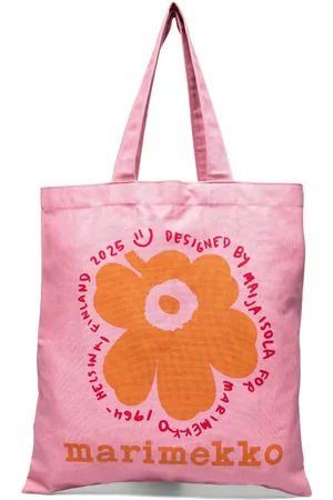Marimekko Vankka Unikko Placement Bags Totes Pink