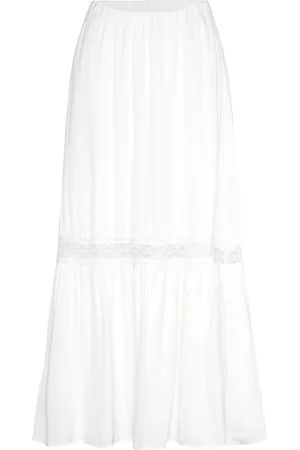 Gina Tricot Maxi Skirt Skirts Maxi Skirts White