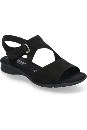 Gabor Sandal Shoes Sandals Flat Sandals Black
