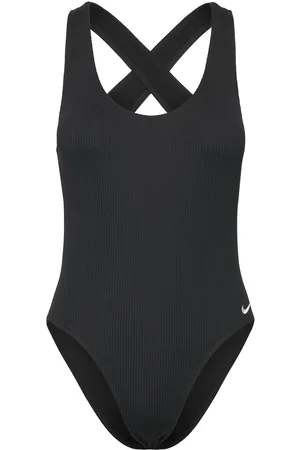 Nike Nike Elevated Essential Pucker Crossback Piece Sport Women Sport Clothing Sport Swimwear Sport Swimsuits Black