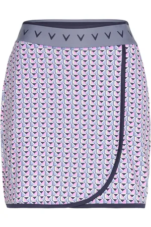 Callaway 17″ Chev Geo Wrap Skort Sport Sport Clothing Sport Dresses & Skirts Sport Skorts Black