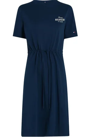Tommy Hilfiger Hilfiger Tee Dress Knælang Kjole Navy