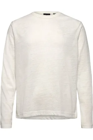 Daily paper Slub Ls T-Shirt Tops T-Langærmet Skjorte White