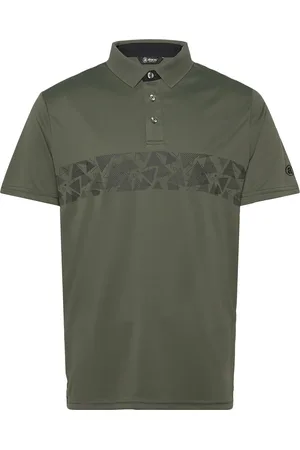Abacus Mens Walton Drycool Polo Sport Sport Clothing Sport Tops Sport Polos Sport Short-sleeved Polos Khaki Green