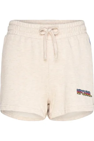 Rip Curl Las Dalias Colourblock Short Bottoms Shorts Sweat Shorts Beige