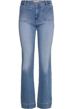 Wrangler Flare Bottoms Jeans Flares Blue