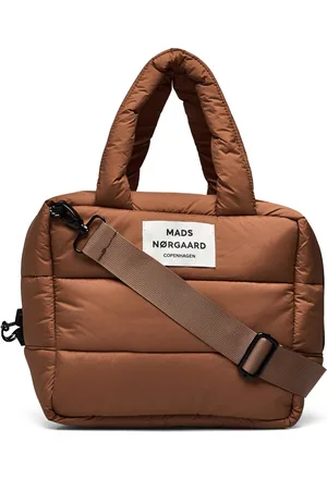 Mads Norgaard Recycle Boxy Bag Bags Small Shoulder Bags-crossbody Bags Brown