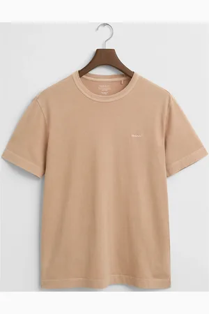 GANT Sunfaded Ss T-Shirt Tops T-Kortærmet Skjorte Beige