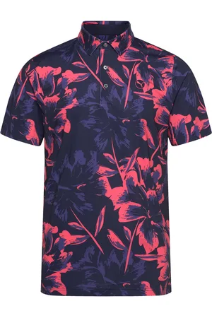 PUMA Mattr Broken Flower Polo - Lc Sport Sport Clothing Sport Tops Sport Polos Sport Short-sleeved Polos Navy