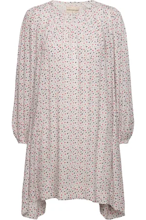 Moshi Moshi Mind Faith Dress Multi Love Tops Tunics White