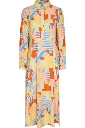 Numph Numartine Sara Dress Knælang Kjole Multi/patterned