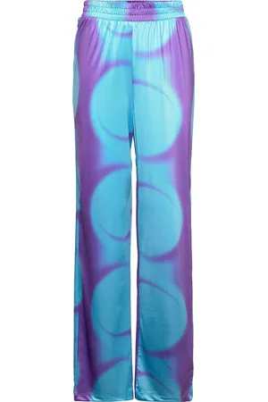 Hosbjerg Funda Asta Pants Bottoms Trousers Wide Leg Multi/patterned