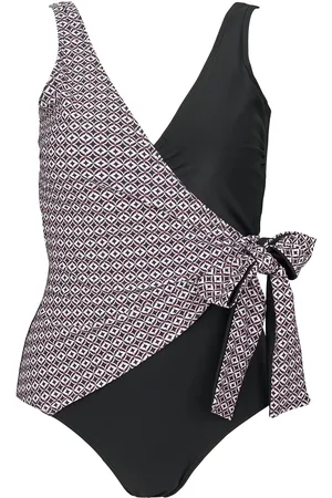 Missya Monaco 3 Colour Swimsuit Badedragt Badetøj Black