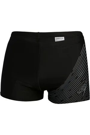 Speedo Mens Medley Logo Aquashort Sport Sport Clothing Sport Swimwear Sport Swim Shorts Black