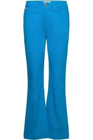 Mos Mosh Jessica Spring Pant Bottoms Jeans Flares Blue