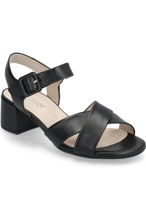 Gabor Ankle-Strap Sandal Sandal Med Hæl Black