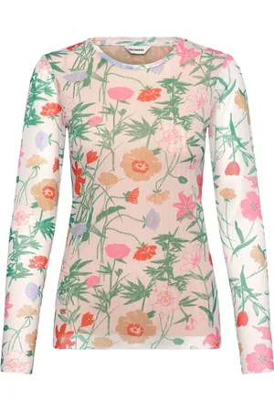 Marimekko Väritys Perenna Tops T-shirts & Tops Long-sleeved Pink