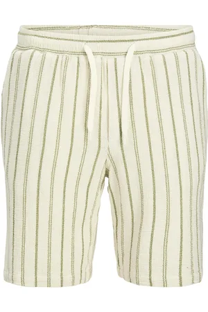 JACK & JONES Jpstjaiden Coba Stripe Jog Short Srt Sn Bottoms Shorts Sweat Shorts Cream Jack & J S