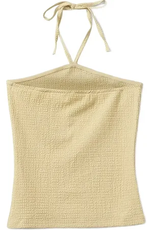 Sofie Schnoor Andreesw Top Tops T-shirts & Tops Sleeveless Yellow