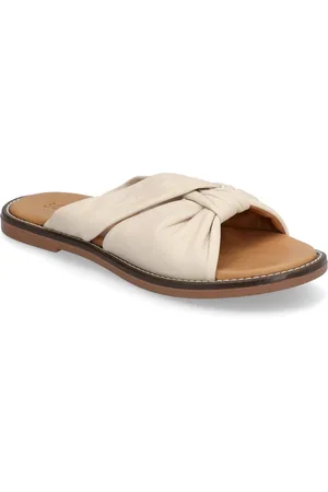 Sofie Schnoor Rosesw Sandal Shoes Sandals Flat Sandals Beige