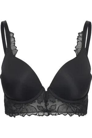 Hunkemöller Jemima Pp Push Ll Lingerie Bras & Tops Plunge Bras Black