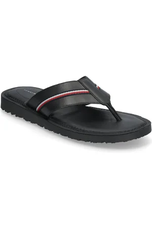 Tommy Hilfiger Core Hilfiger Toe Post Lh Sandal Klipklapper Sandaler Black