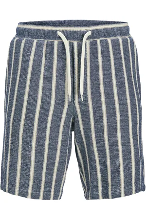 JACK & JONES Jpstjaiden Coba Stripe Jog Short Srt Sn Bottoms Shorts Sweat Shorts Blue Jack & J S