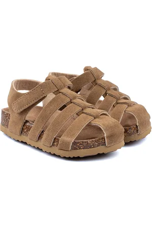 Mikk-Line Sandal Suede Cork Shoes Summer Shoes Sandals Brown