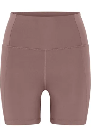 GIRLFRIEND COLLECTIVE Compressive High-Rise Run Shorts Sport Women Sport Clothing Sport Shorts Sport Training Shorts Brown