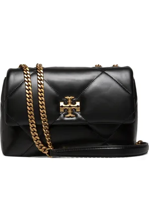 Tory Burch Kira Diamond Quilt Small Convertible Shoulder Bag Bags Small Shoulder Bags-crossbody Bags Black