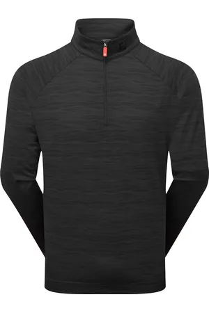 FootJoy Wave Jacquard Chill-Out Sport Men Sport Clothing Sport Base Layers Sport Base Layer Tops Black