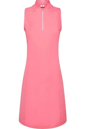 FootJoy 1/4 Zip Sleeveless Dress Sport Women Sport Clothing Sport Dresses & Skirts Sport Dresses Pink