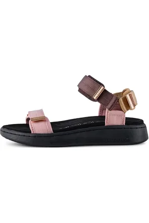 Woden Line Flade Sandaler Pink