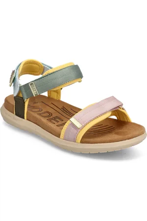 Woden Line Lite Flade Sandaler Pink