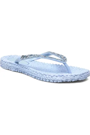 Ilse Jacobsen Flip Flop With Rhinest S Shoes Summer Shoes Sandals Flip Flops Blue