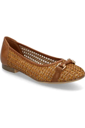Tamaris Woms Ballerina Ballerinasko Ballerinaer Brown