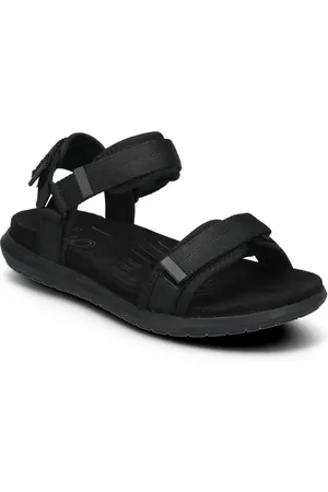 Woden Line Lite Flade Sandaler Black