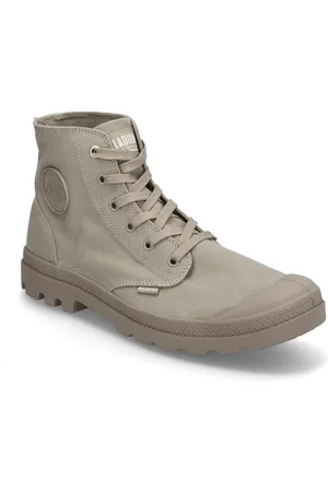 Palladium Mono Chrome Shoes Boots Ankle Boots Laced Boots Beige